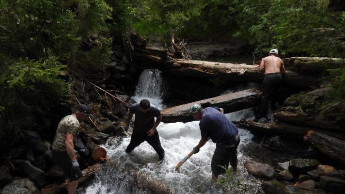 WWF removes 120-year-old obsolete dam in Ukraine to restore rivers in the Carpathian mountains