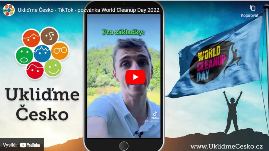Ukliďme Česko - pozvánka World Cleanup Day 2022