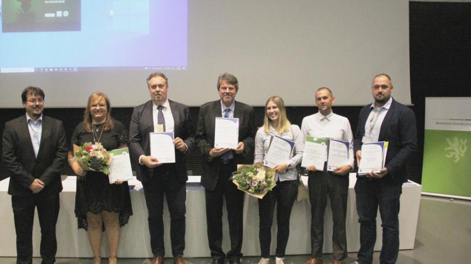 Slavnostní předávání certifikátů ekoznačky EU Ecolabel nebo Ekologicky šetrný výrobek