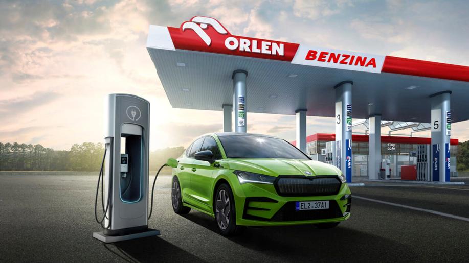 Škoda Auto a ORLEN Unipetrol podepsaly memorandum o spolupráci s cílem rozšířit síť rychlonabíjecích stanic pro elektromobily