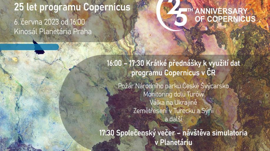 Ohlédnutí za seminářem k 25 letům programu Copernicus v ČR