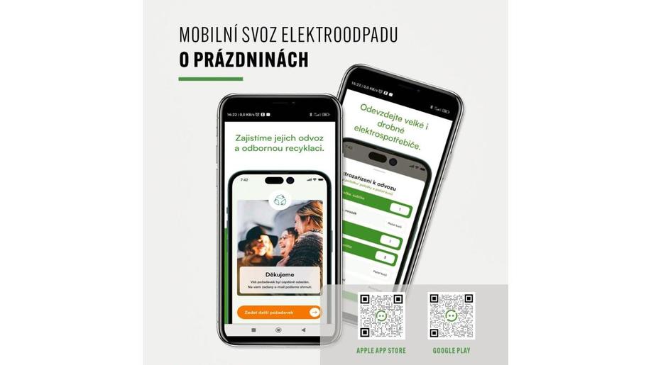 Mobilní svoz elektroodpadu pokračuje i o prázdninách! Mobilní svoz elektroodpadu pokračuje i o prázdninách!