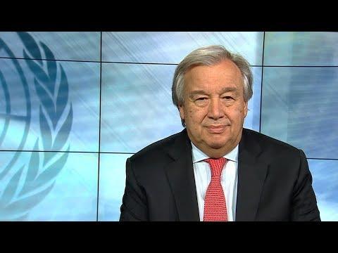 "An alert for the world" - UN Secretary-General António Guterres, 2018 New Year Video Message